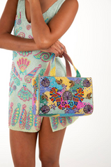 Coral Reef Hand Beaded Bag