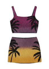 Palm Dusk Mini Skirt