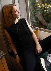 Midnight Cropped Vest