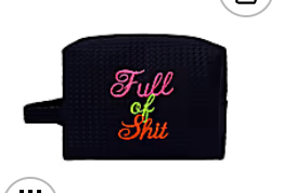 Full of Shit Washbag Navy