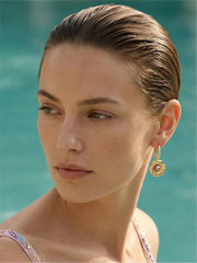 Sea Shell Pearl Earrings