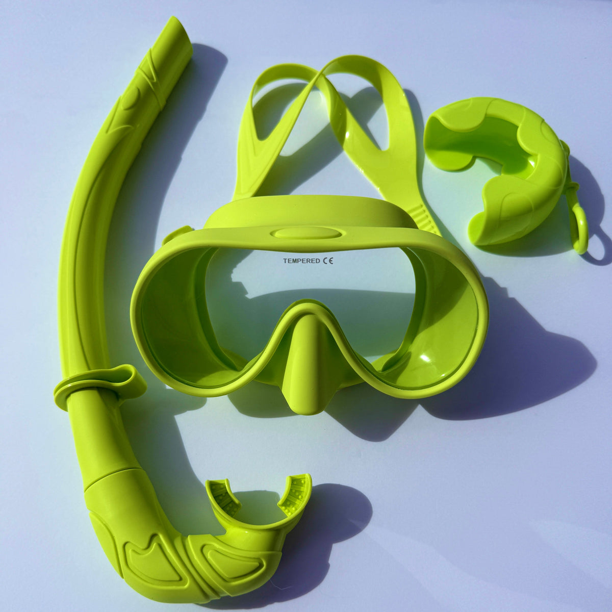 Soft Silicone Mask & Compact Snorkel Set