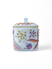 Selene Vanity Blue Makeup Bag