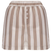 Silk Cotton Shorts Oat Milk