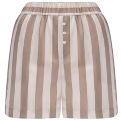 Silk Cotton Shorts Oat Milk