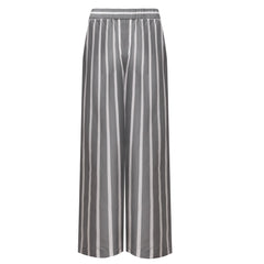 Silk Cotton Pants Quiet Gray