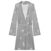 Bamboo Kimono Robe in Silver Birch Petals