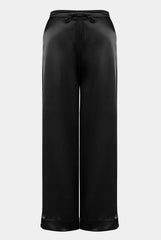 The Lady Silk Pants Crystal Black