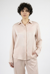 Silk Dreamscape Shirt Transcendent Pink