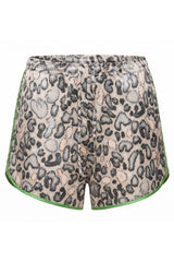 Silk Shorts Animal Print
