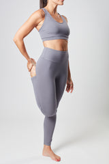 High Waisted Leggings - Grey
