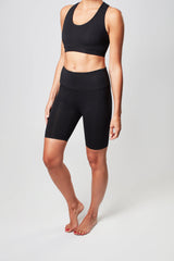 Biker Shorts - Marl Black