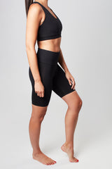 Biker Shorts - Marl Black