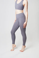 High Waisted Leggings - Pearl Grey