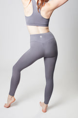 High Waisted Leggings - Pearl Grey