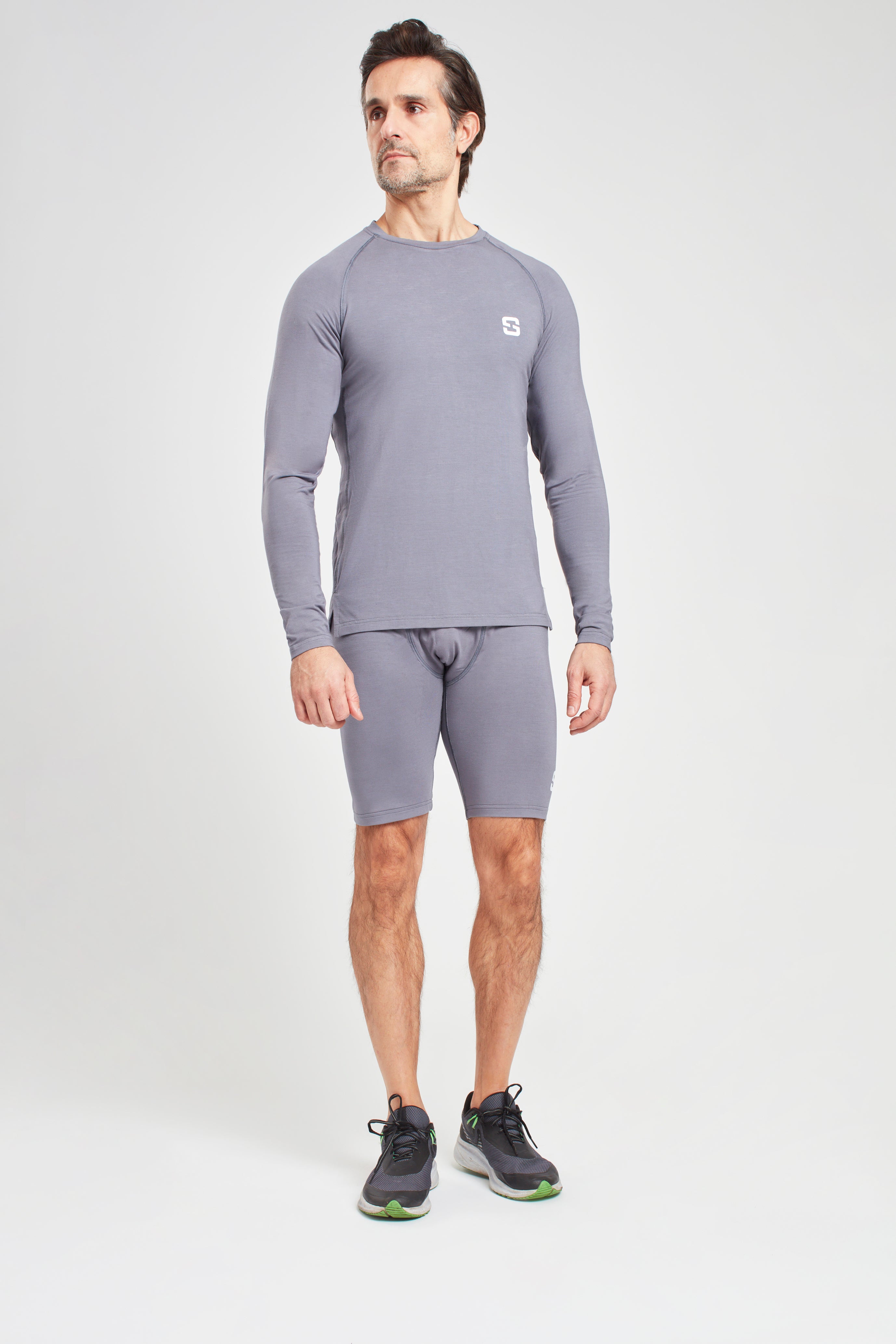 Long Sleeve Top - Pearl Grey