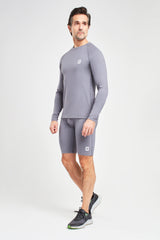 Long Sleeve Top - Pearl Grey