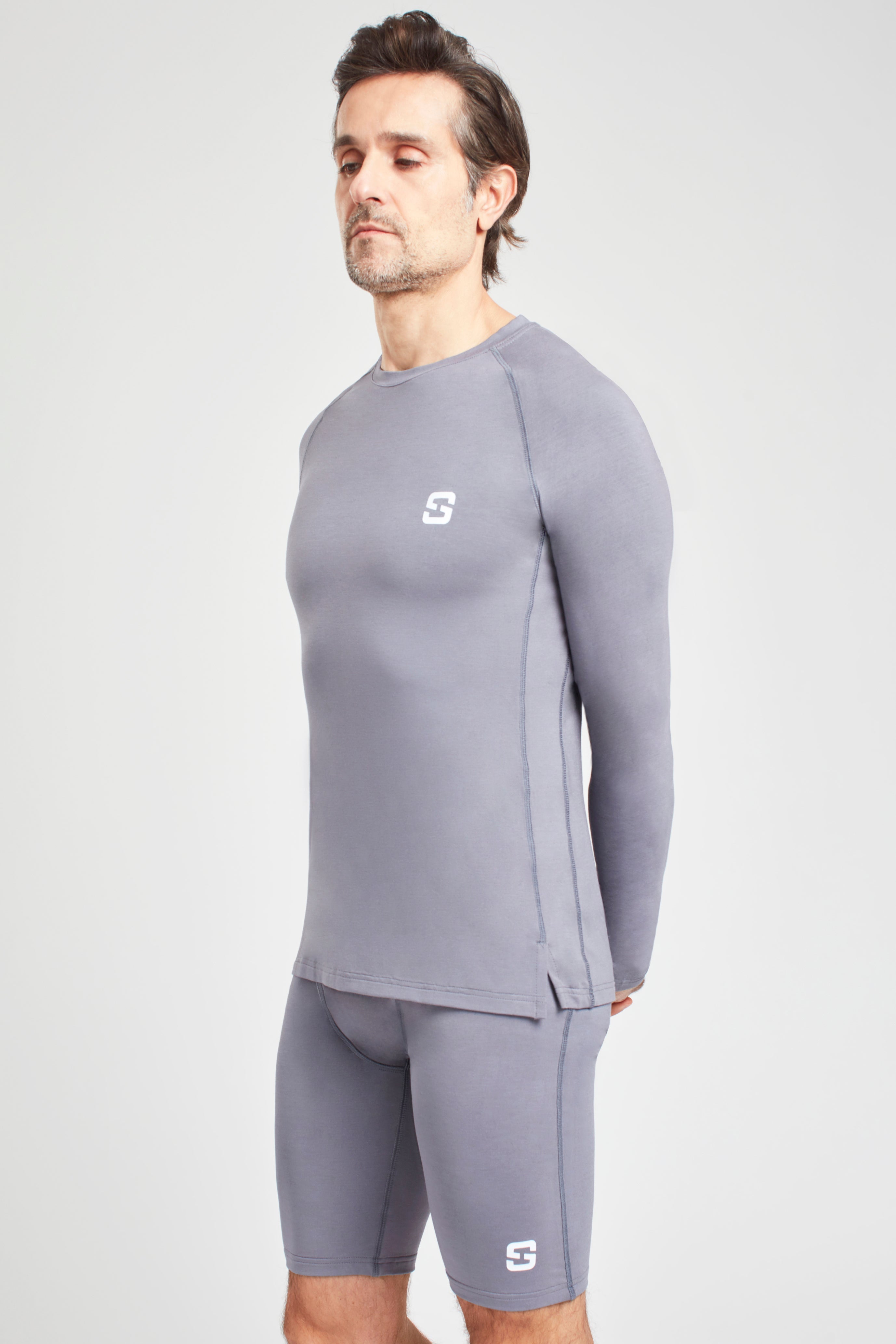 Long Sleeve Top - Pearl Grey