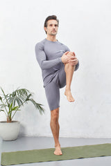 Long Sleeve Top - Pearl Grey