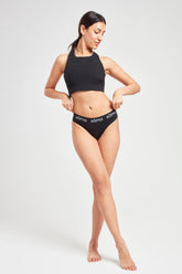 Zero Waste Thong - Marl Black