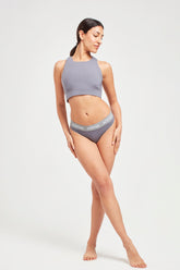 Zero Waste Thong - Pearl Grey