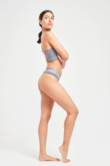 Zero Waste Thong - Pearl Grey