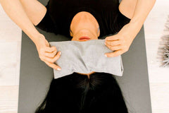 Aromatherapy Eye Pillow - Soft Plain Grey