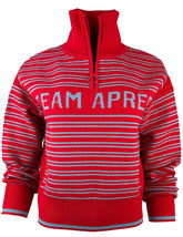 "Team Après " Merino Wool Quarter Zip Sweater