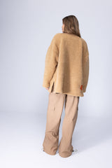 TEDDY a LINE JACKET - BAGUETTE BROWN