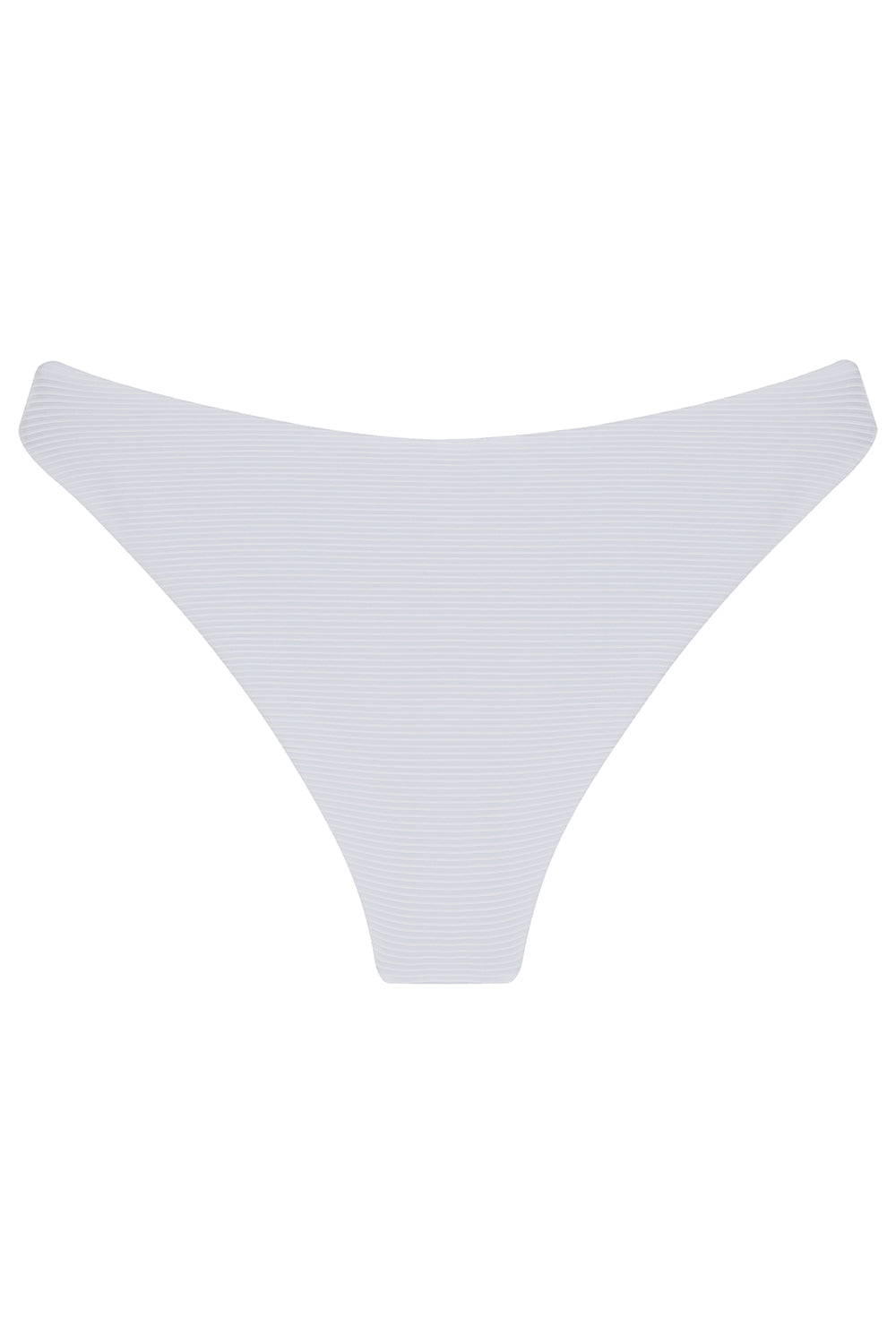 The 'Noemi' Bikini Bottom in Reversible White Seagrass