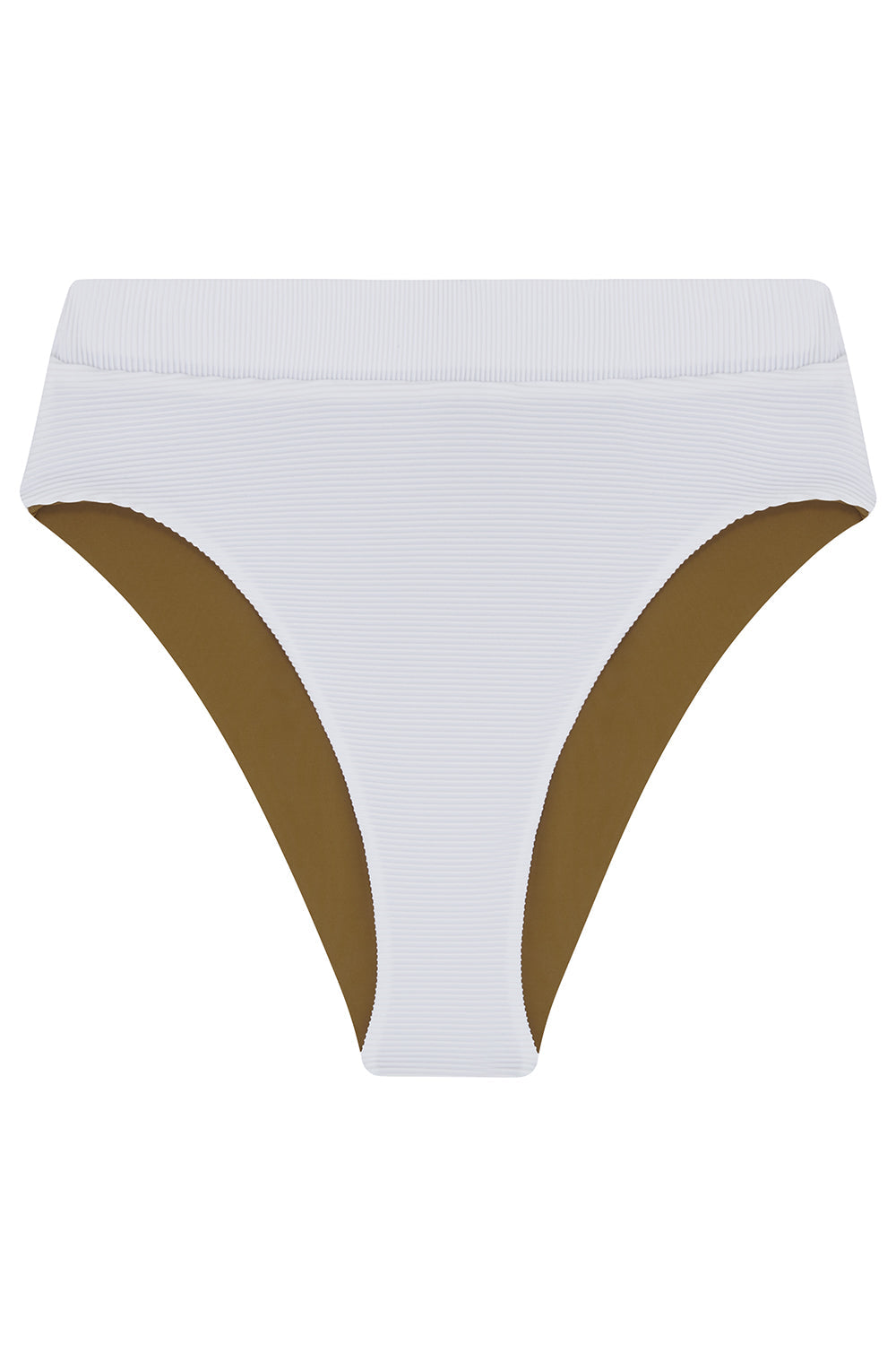The 'Oriane' Bikini Bottom in Reversible White Seagrass