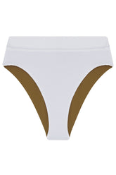 The 'Oriane' Bikini Bottom in Reversible White Seagrass
