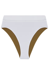 The 'Oriane' Bikini Bottom in Reversible White Seagrass