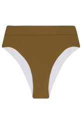 The 'Oriane' Bikini Bottom in Reversible White Seagrass