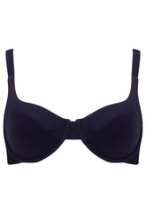 The 'Celine' Bikini Bra in Reversible Azura Rose