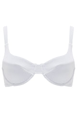 The 'Celine' Bikini Bra in Reversible White Seagrass