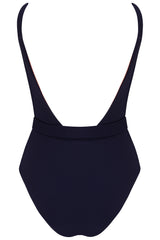 The 'Elle' One Piece in Reversible Azura Rose