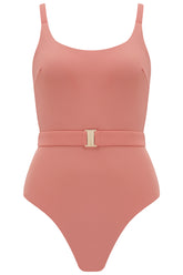 The 'Elle' One Piece in Reversible Azura Rose