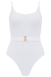 The 'Elle' One Piece in Reversible White Seagrass