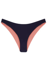 The 'Noemi' Bikini Bottom in Reversible Azura Rose