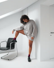 Pilnatis: Cloud Grey Cotton Shorts