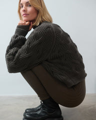 Nemunas: Nettle Merino Wool Cardigan