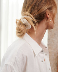 Ramunės: Oat Milk Cotton Scrunchie
