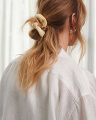 Ramunės: Sunrise and Oat Milk Cotton Scrunchie