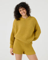 Delčia: Amber Haze Cotton Sweater