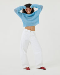 Jūra: Sea Glass Silk & Mohair Sweater