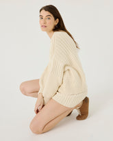 Delčia: Oat Cotton Sweater