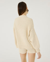 Delčia: Oat Cotton Sweater