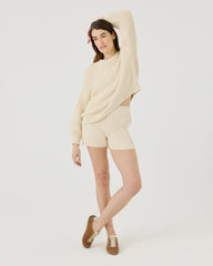 Delčia: Oat Cotton Sweater