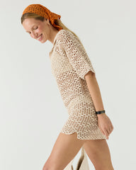 Lilly: Oat Cotton Dress